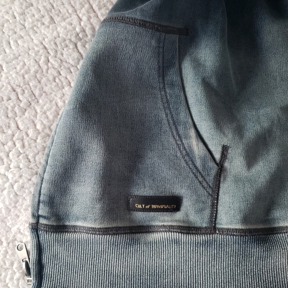 Cult of individuality .jean Ombre fade zip up 🔥. - Picture 12 of 12
